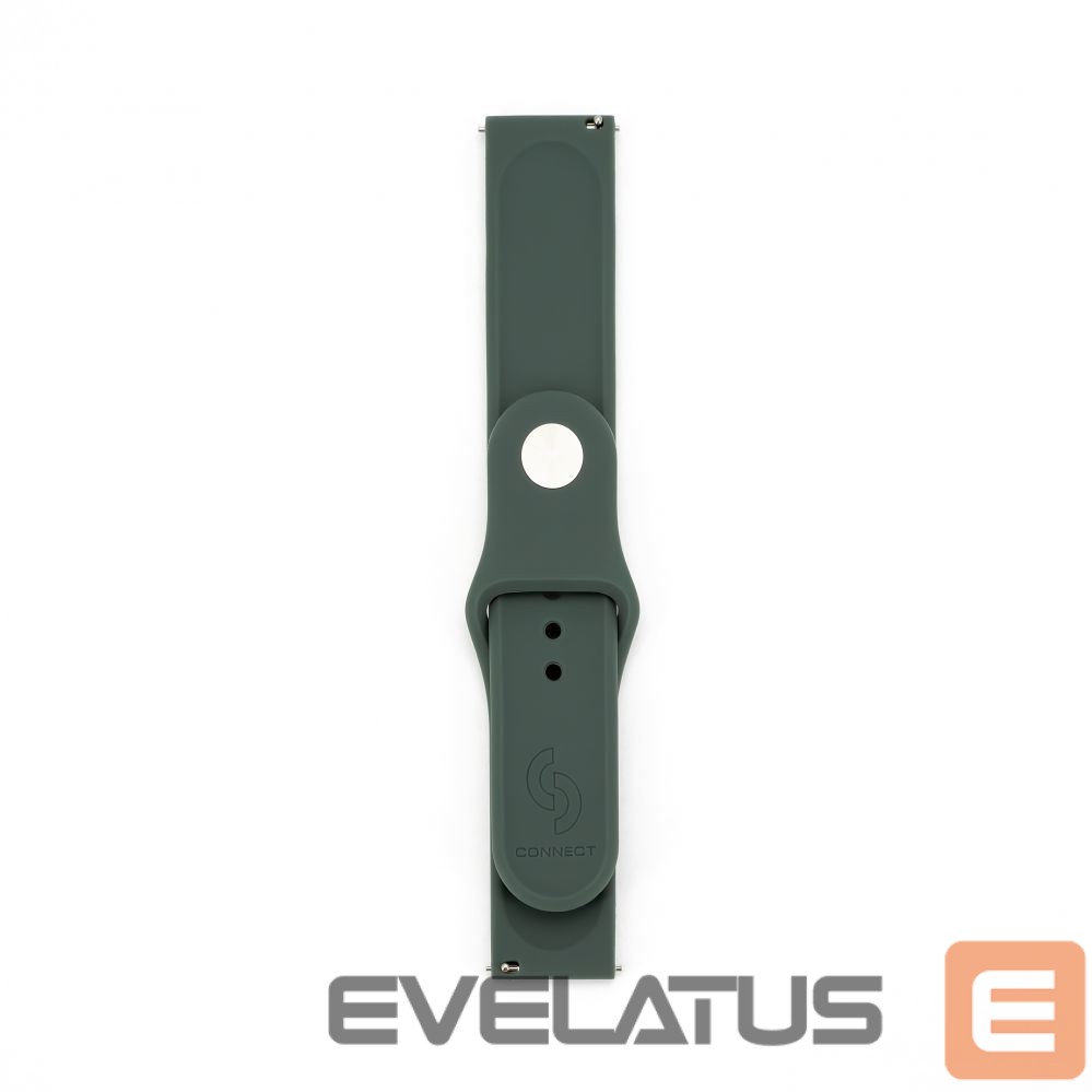 Strap Connect 20mm Silicone Loop Watch Strap (S/M 110mm) Olive