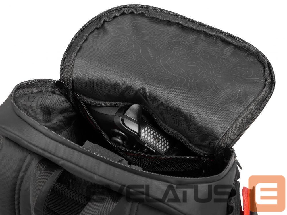 Laptop Bag Genesis Pallad 420 | Fits up to size 15.6 " | Laptop Backpack | Black | Waterproof