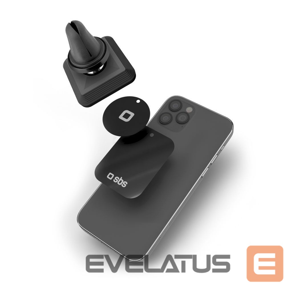 Auto holder SBS Magnetic smartphone holder SBS TESUPMAGLCLIP - black