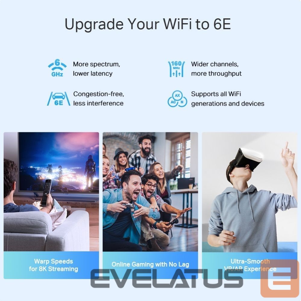 Routers TP-Link WRL MESH ROUTER 5400MBPS/DECO XE75 PRO(2-PACK)