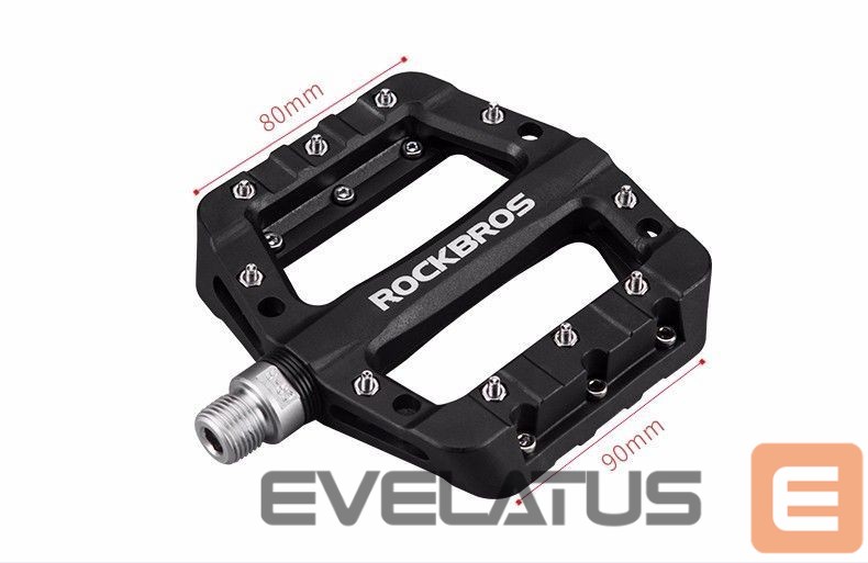 Bicycle accessory Rockbros Rockbros 2017-12CBK Nylon Bicycle Pedal Set - Black
