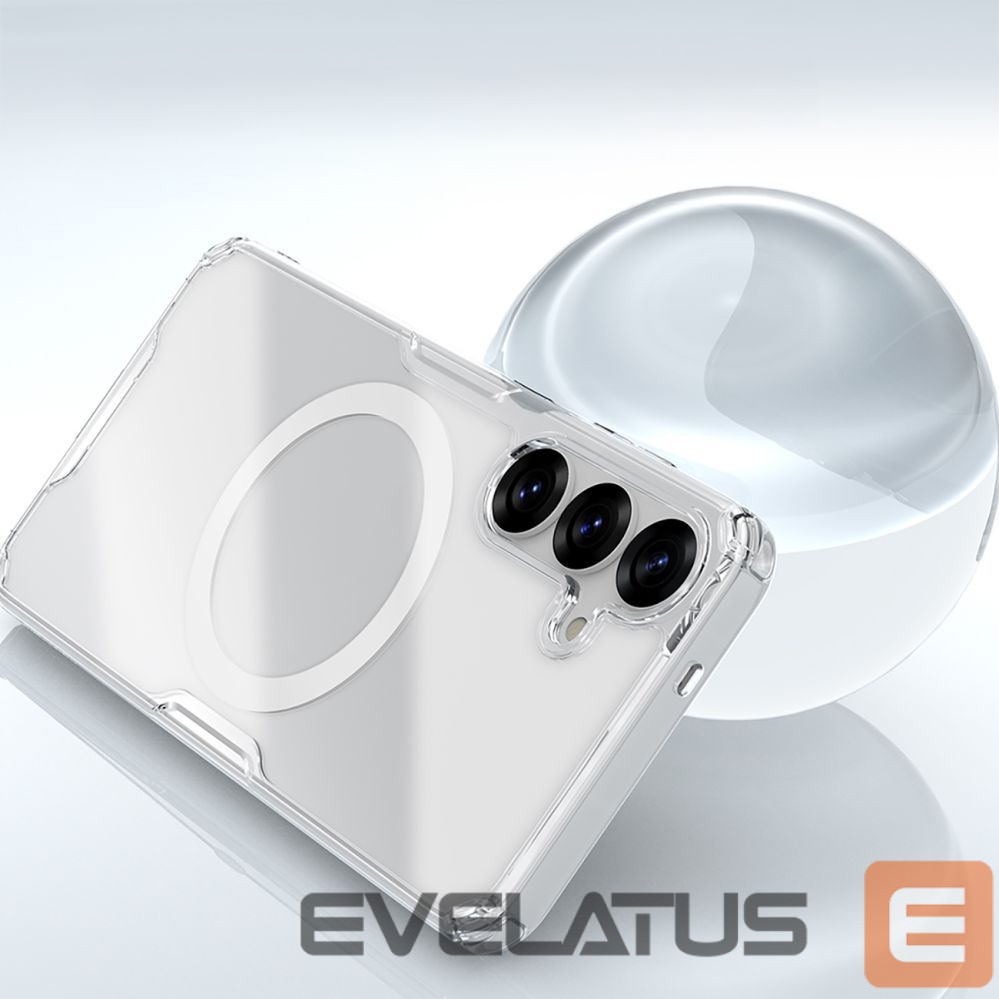 Back panel cover Nillkin Nillkin Nature TPU Pro Magnetic Case with MagSafe for Samsung S25 - White