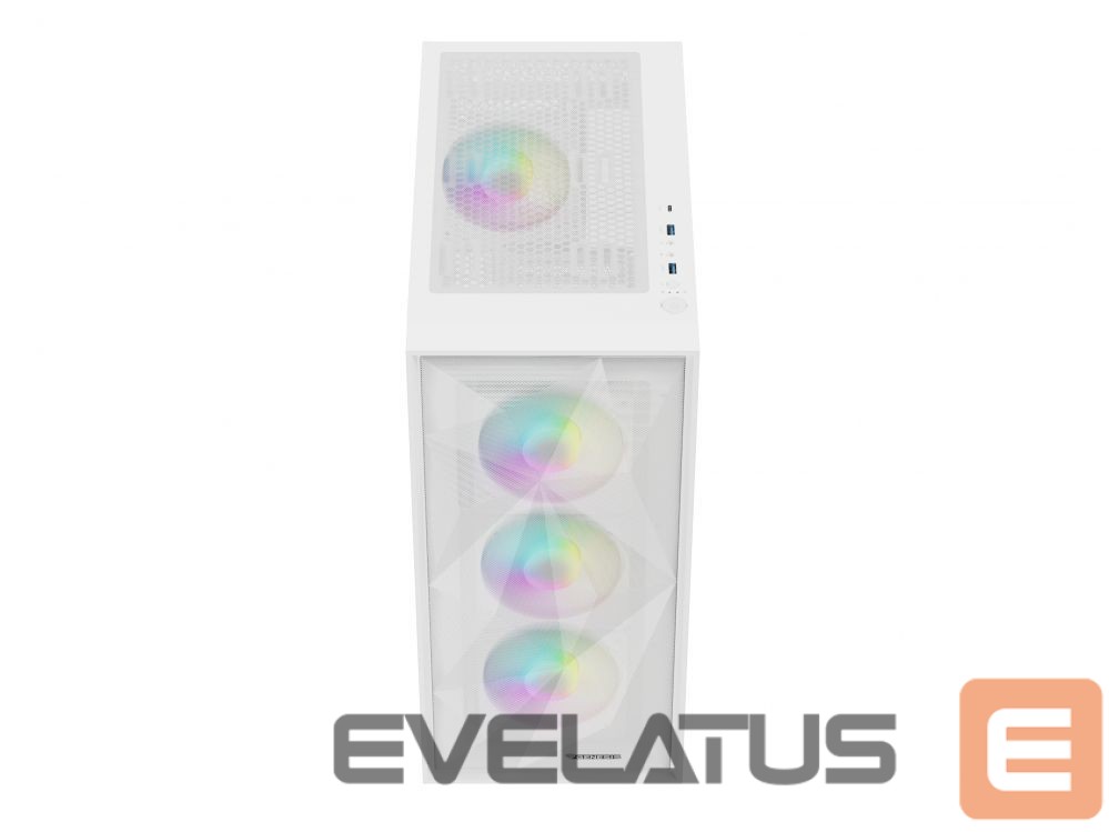 Computer components Natec NATEC Genesis PC Case Diaxid 605 white