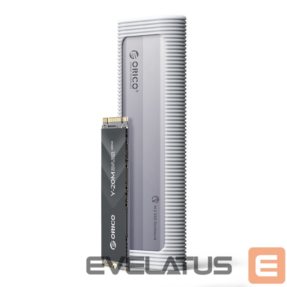 Other Computer Accessory Orico Orico AXM2F M.2 SATA SSD USB-C 3.2 Disk Case - Gray