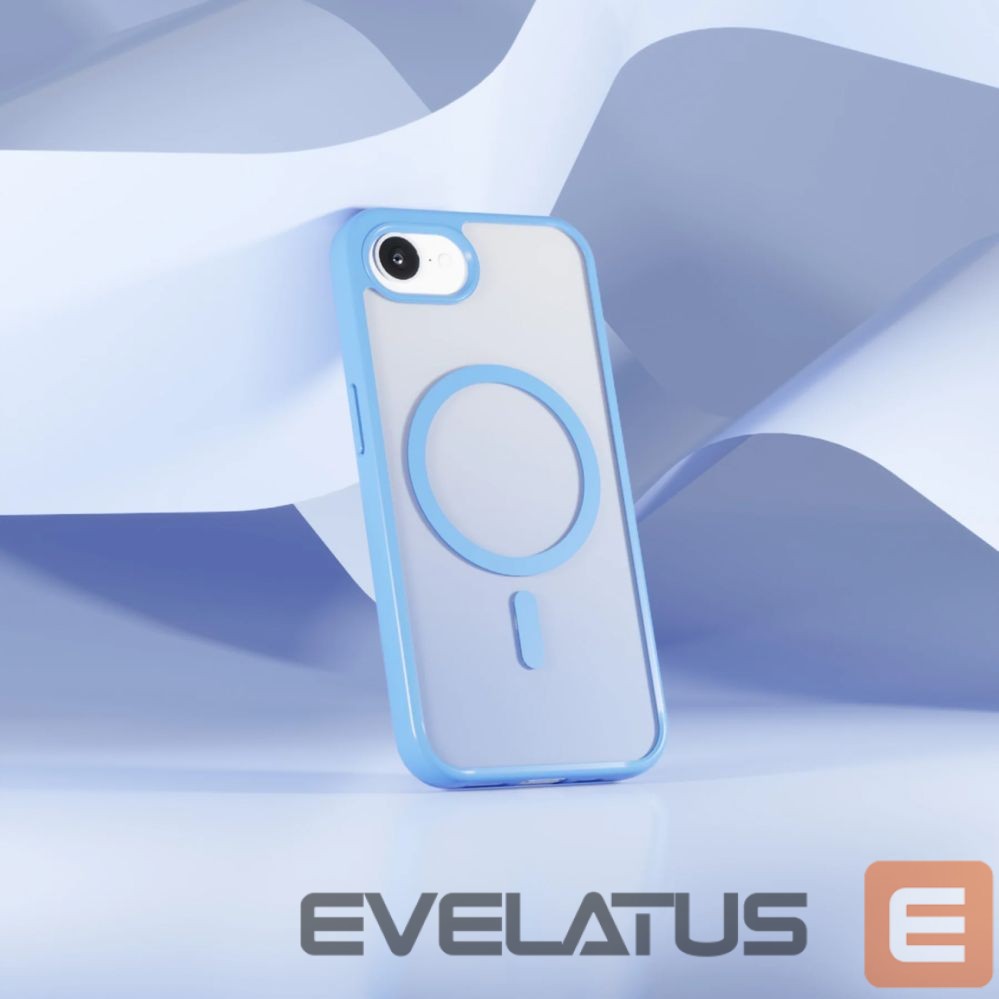 Back panel cover Puro Puro Cover in TPU "GRADIENT" with Magsafe and gradient effect for iPhone 16E, blue