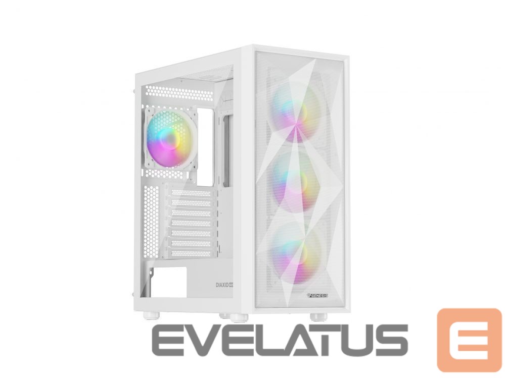 Computer components Natec NATEC Genesis PC Case Diaxid 605 white