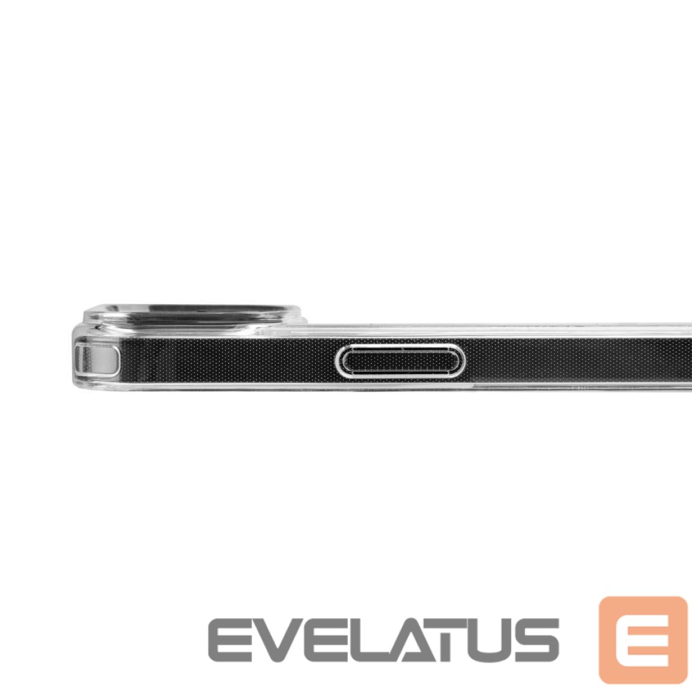 Back panel cover Puro Puro Lite Mag MagSafe Silicone Case for iPhone 15 Pro - Transparent
