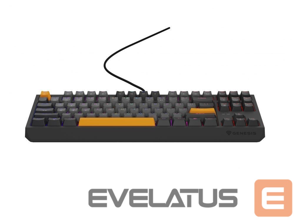 Computer keyboard Genesis THOR 230 | Mechanical Gaming Keyboard | Wired | US | Anchor Gray Negative | USB Type-A | Outemu Red