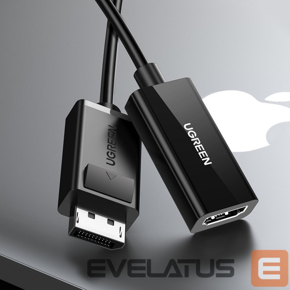 Cable Ugreen MM137 40363 DisplayPort (Male) to HDMI (Female) 4K/1080p Adapter - Black Black
