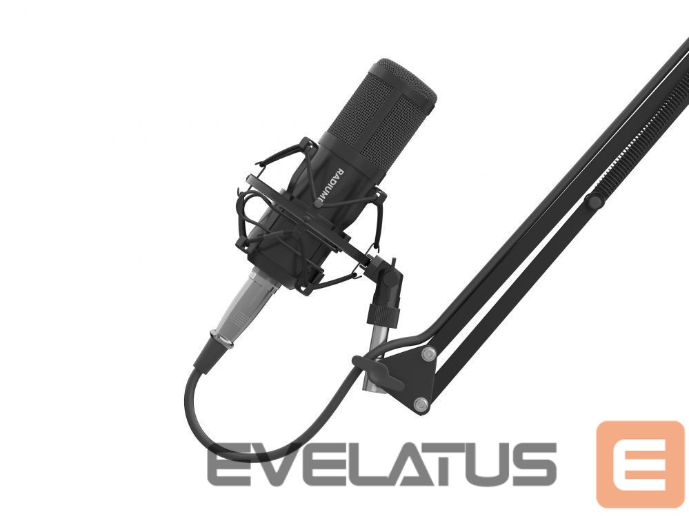 Other Computer Accessory Genesis Gaming Microphone Radium 300 Black, Wired