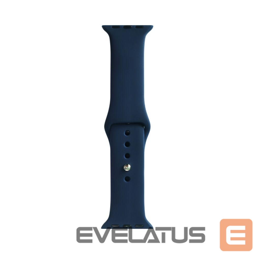 Strap Evelatus Apple Watch 42/44/45mm Silicone Loop Watch Straps (S/M 110mm) Blue