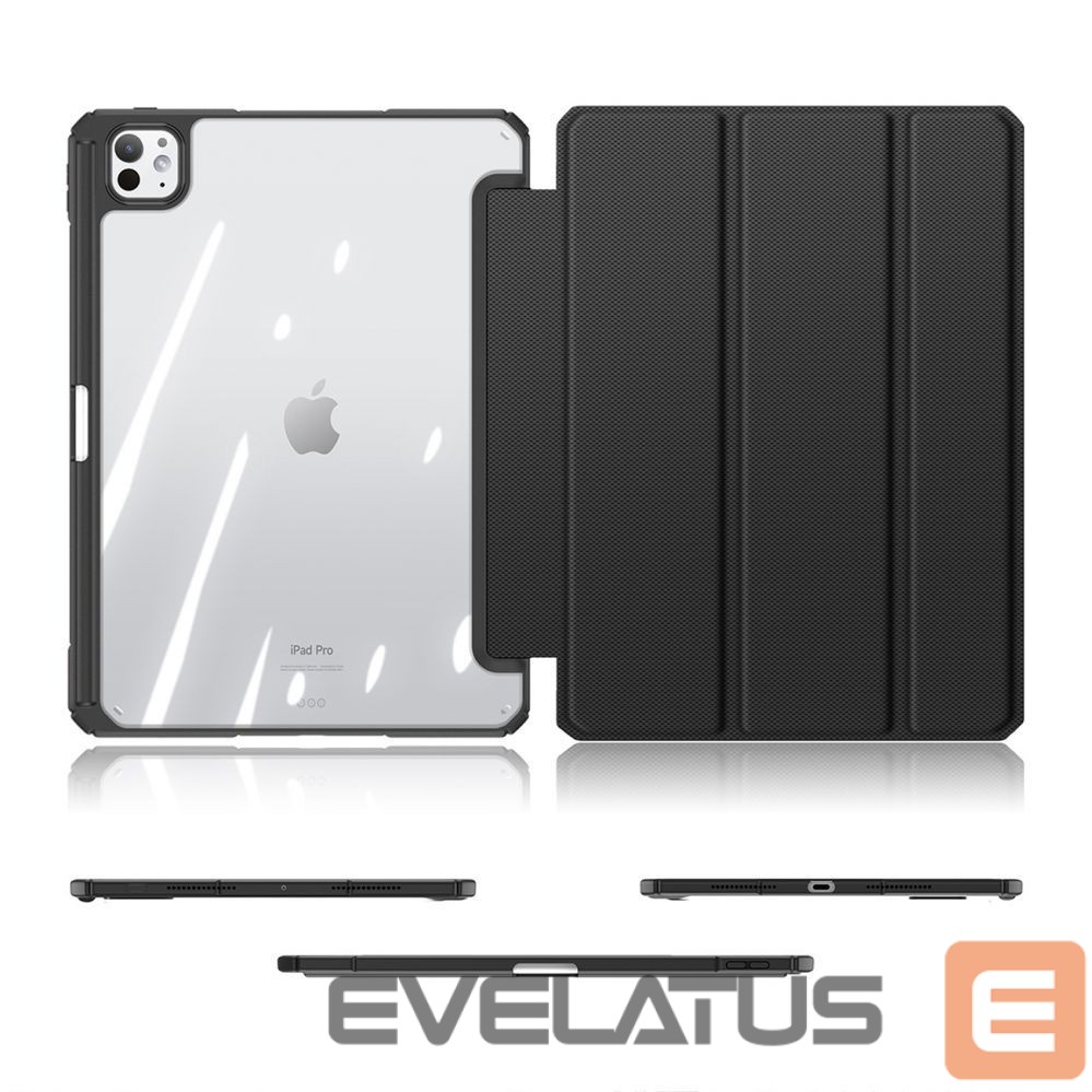 Back panel cover Dux Ducis Dux Ducis Toby case with flap and stand for iPad Pro 11" 2024 - black