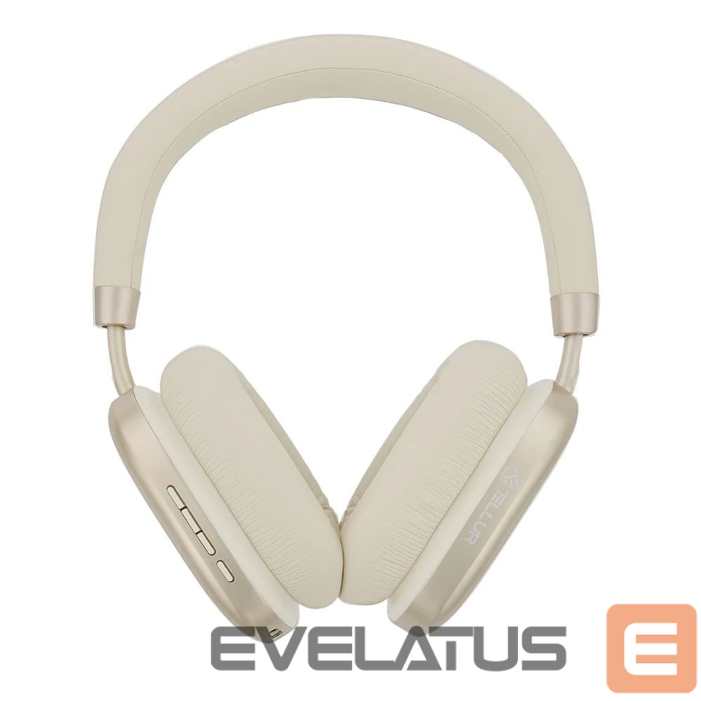 Wireless headphones Tellur Shade Bluetooth Over-ear Headphones ANC beige