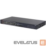 Commutator DAHUA  Switch||CS4226-24ET-240|Desktop/pedestal|Rack 1U|24x10Base-T / 100Base-TX|2x10/100/1000BASE-T/SFP combo|2|26|PoE ports 24|240 Watts|CS4226-24ET-240 