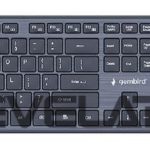 Computer keyboard Gembird  KEYBOARD +MOUSE WRL ENG/DESKTOP BK KBS-WCH-04 
