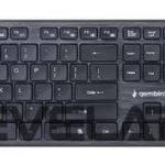 Computer keyboard Gembird  KEYBOARD +MOUSE WRL RUS/DESKTOP KBS-WCH-04-RU 