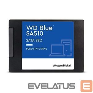 Hard drive SSD Western Digital  SSD||Blue SA510|4TB|SATA 3.0|Write speed 520 MBytes/sec|Read speed 560 MBytes/sec|2,5"|TBW 600 TB|MTBF 1750000 hours|WDS400T3B0A 