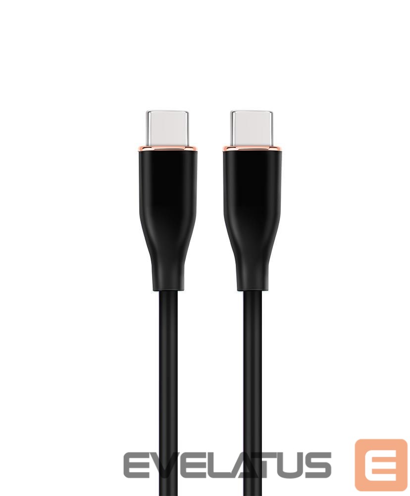 Cable Gembird CABLE USB-C 1.5M PREMIUM BLACK/CC-USB2S-CMCM-1.5M-BK