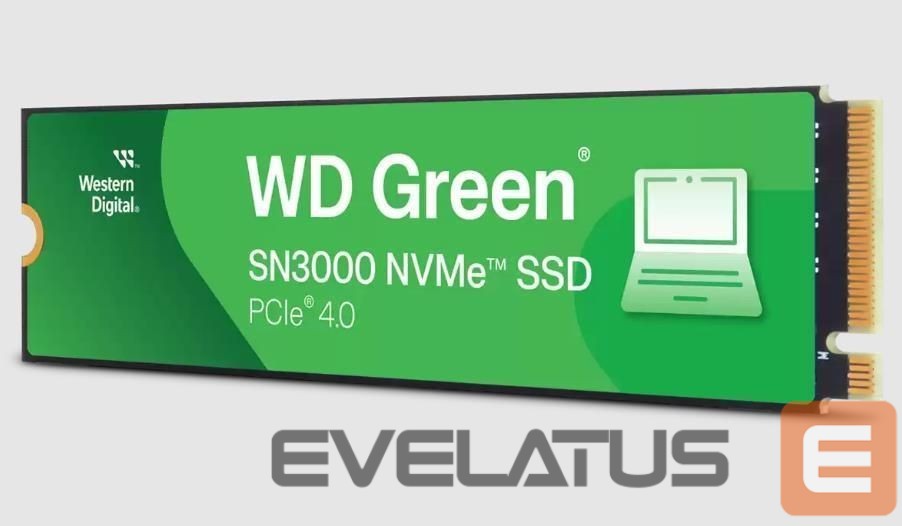 Hard drive SSD Western Digital SSD||Green|2TB|M.2|PCIe Gen4|NVMe|Write speed 4200 MBytes/sec|Read speed 5000 MBytes/sec|2.3mm|TBW 250 TB|WDS200T4G0E