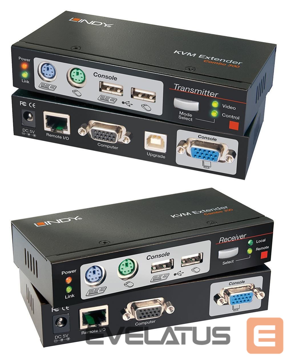 Modules and transceivers LINDY I/O KVM EXTENDER PS/2&USB 300M/39378