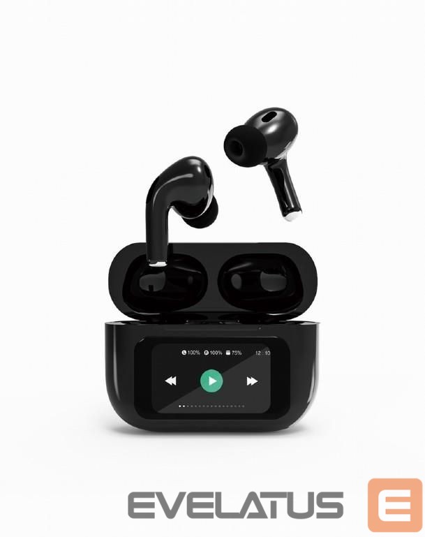 Wired headphones Gembird HEADSET BLUETOOTH/TWS-LCD-ANC-01-BK