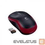Computer mouse Logitech  MOUSE USB OPTICAL WRL M185/RED 910-002237 