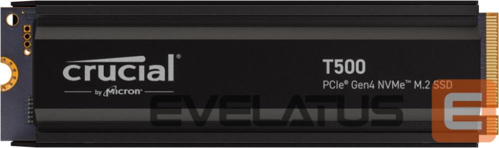 Hard drive SSD Crucial SSD||T500|1TB|M.2|PCIe Gen4|NVMe|3D NAND|Write speed 6800 MBytes/sec|Read speed 7300 MBytes/sec|TBW 600 TB|CT1000T500SSD5