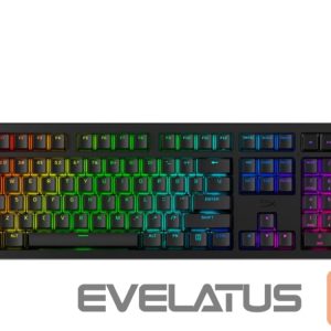 Computer keyboard HyperX  KEYBOARD ALLOY RISE BLACK/7G7A3AA#ABA 
