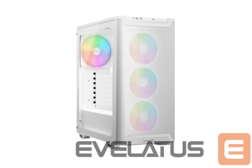 Computer case BE QUIET Case||PURE BASE 501 LX|MidiTower|Case product features Transparent panel|Not included|ATX|MicroATX|MiniITX|Colour White|BGW79