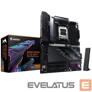Motherboard for AMD processors Gigabyte  Mainboard||AMD B850|SAM5|ATX|Memory DDR5|Memory slots 4|2xPCI-Express 3.0 16x|1xPCI-Express 5.0 16x|3xM.2|1xDisplayPort|4xUSB 2.0|7xUSB 3.2|1xUSB-C|1xOptical S/PDIF|1xRJ45|2xAudio port|B850AELITEWF71.1 