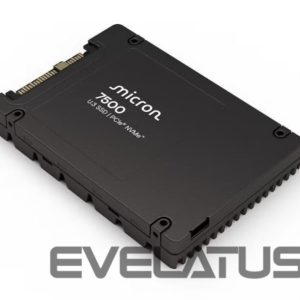 Hard drive SSD Micron  SSD||SSD series 7500 MAX|1.6TB|PCIe Gen4|NVMe|NAND flash technology 3D NAND|Write speed 2700 MBytes/sec|Read speed 6800 MBytes/sec|Form Factor U.3|TBW 4380 TB|MTBF 2000000 hours|MTFDKCC1T6TGQ-1BK1DABYYR 