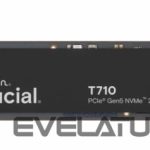 Hard drive SSD Crucial  SSD||T710|1TB|M.2|PCIe Gen5|NVMe|Write speed 13700 MBytes/sec|Read speed 14900 MBytes/sec|TBW 600 TB|CT1000T710SSD8 