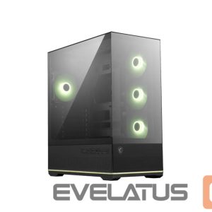 Computer case MSI  Case||MAG PANO 110R PZ|MidiTower|Case product features Transparent panel|Not included|Colour Black|MAGPANO110RPZ 
