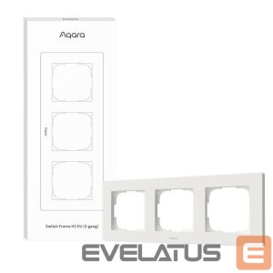 Smart device AQARA  SMART SWITCH FRAME H2 (3-GANG)/WHITE FE-X02D-W 