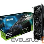 Graphic card / Video cards Palit  Graphics Card||NVIDIA GeForce RTX 5070|12 GB|GDDR7|192 bit|PCIE 5.0 16x|Triple slot Fansink|NE75070S19K9-GB2050S 
