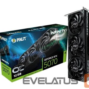 Graphic card / Video cards Palit  Graphics Card||NVIDIA GeForce RTX 5070|12 GB|GDDR7|192 bit|PCIE 5.0 16x|Triple slot Fansink|NE75070S19K9-GB2050S 