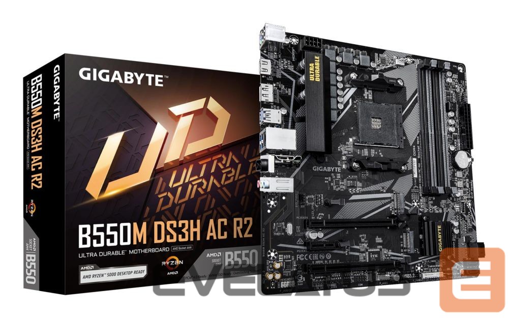 Motherboard for AMD processors Gigabyte MB AMD B550 SAM4 MATX/B550M DS3H AC R2