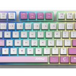 Computer keyboard MSI  KEYBOARD GAMING VIOLET US/FORGE GK600 TKL W VIOLET 