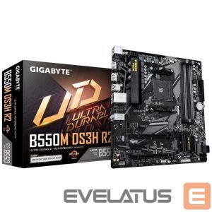Motherboard for AMD processors Gigabyte  Mainboard||AMD B550|SAM4|Micro-ATX|Memory DDR4|Memory slots 4|B550MDS3HR2 