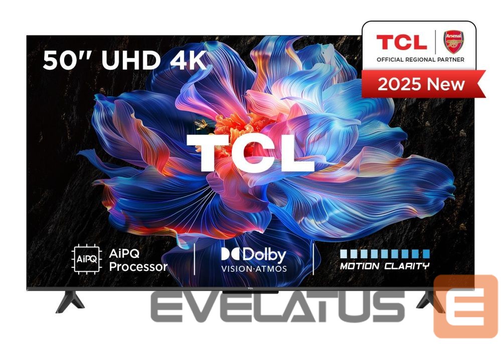 TV TCL TV Set||50 "|4K Ultra HD|3840 x 2160 pixels|Flat|16:9|DLED|50V6C
