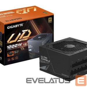 Power Supply Gigabyte  Power Supply||GP-UD1000GM|ATX 3.1|1000 Watts|Efficiency 80 PLUS GOLD|PFC Active|GP-UD1000GMPG5V2 