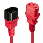 Converter LINDY  CABLE POWER IEC EXTENSION 2M/RED 30478 