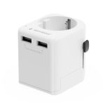 Converter Gembird  POWER ADAPTER EU TO UNIV. 12W/WHT TPA-EU2A12-01-W 