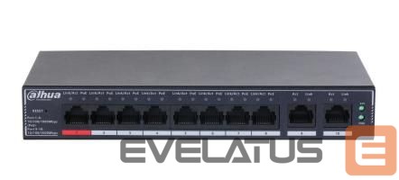 Commutator DAHUA Switch||DH-SG4010P|Type L2|PoE ports 8|110 Watts|SG4010P