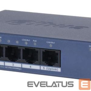 Commutator DAHUA  Switch||DH-CS4005-4ET1GT-36|Type L2|PoE ports 4|40 Watts|CS4005-4ET1GT-36 
