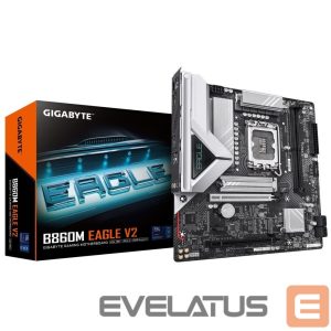 Motherboard for Intel processors Gigabyte  Mainboard||Intel B860 Express|LGA1851|Micro-ATX|Memory DDR5|Memory slots 2|B860MEAGLEV2 