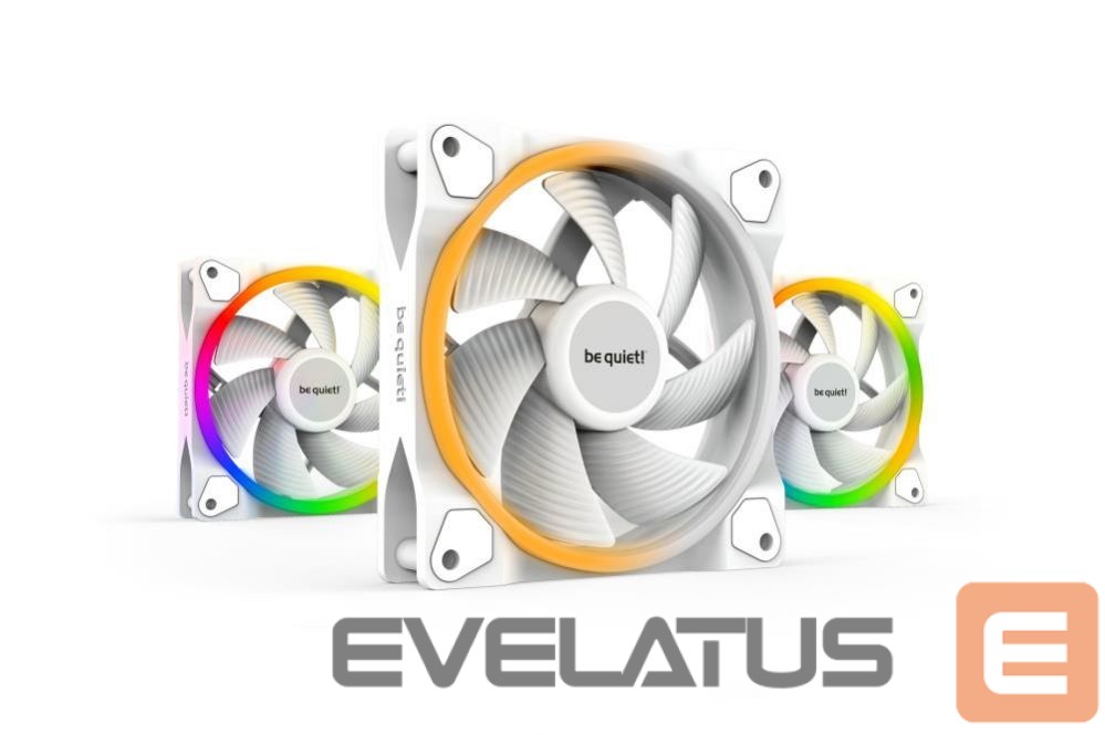 Cooler BE QUIET CASE FAN 120MM LIGHT WINGS PWM/WHITE PWMBL100