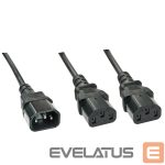 Converter LINDY  CABLE POWER C14 TO 2 X C13/1M 30363 