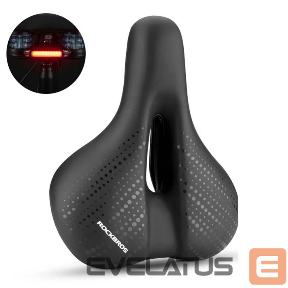 Another product Rockbros Rockbros 38218916002 MTB bicycle saddle + lamp - black