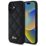 Other Phone Accessory Guess  Guess Quilted Metal Logo iPhone 16 Plus Case - Black 